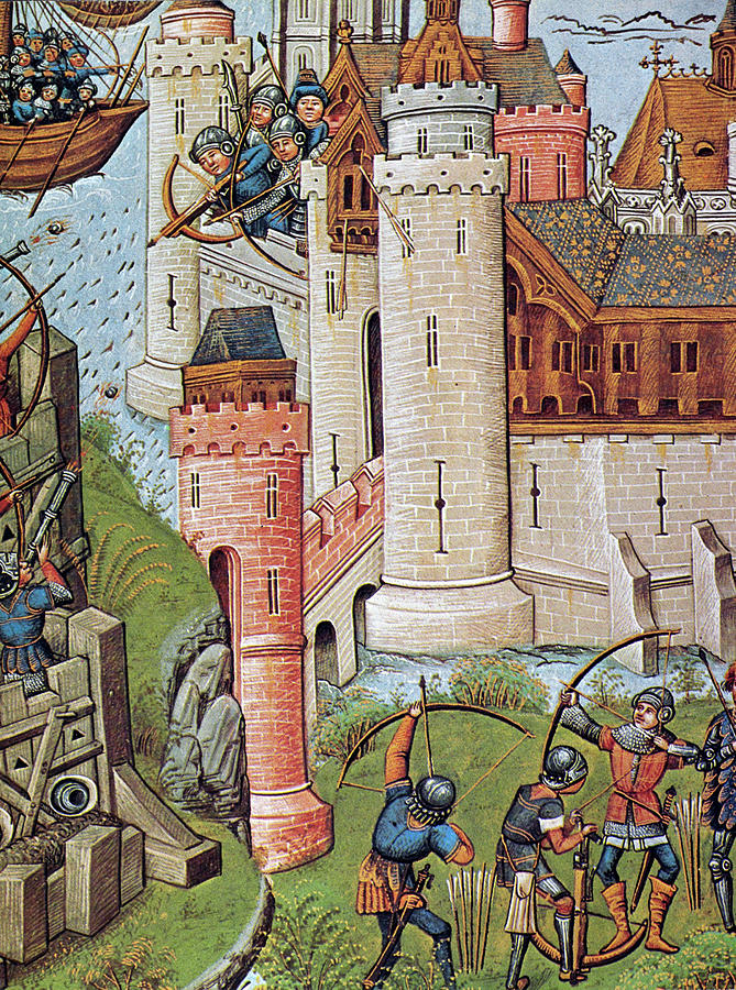 Archers, 15th Century #1 Painting by Granger