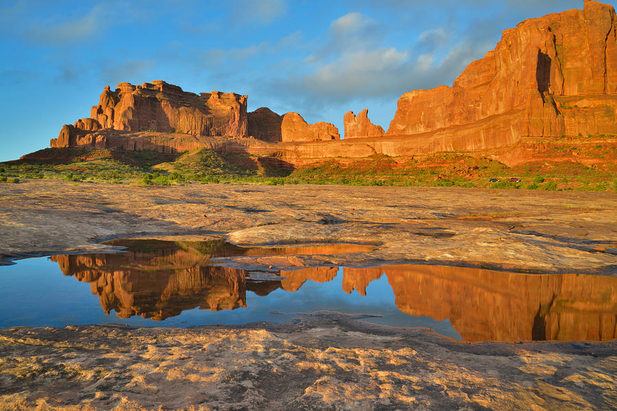 Arches Sunrise #1 Photograph by Ray Mathis