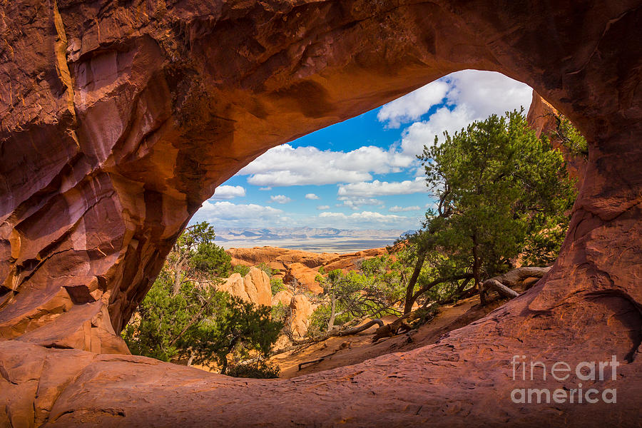 Arches National Park Photograph - Arches Window #2 by Inge Johnsson