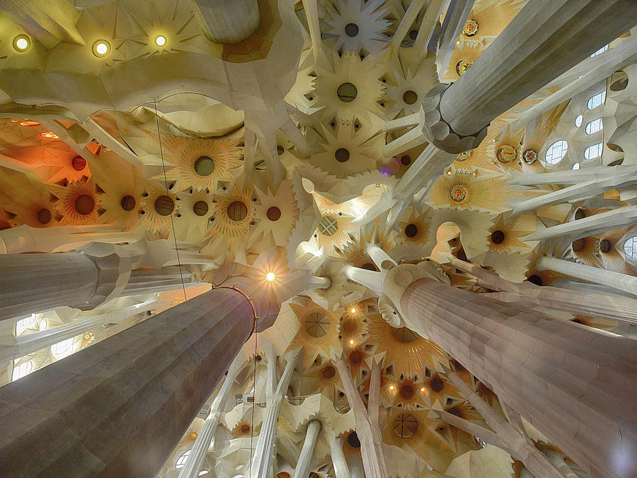 Architectural Detail Of Sagrada Familia Photograph by Panoramic Images ...