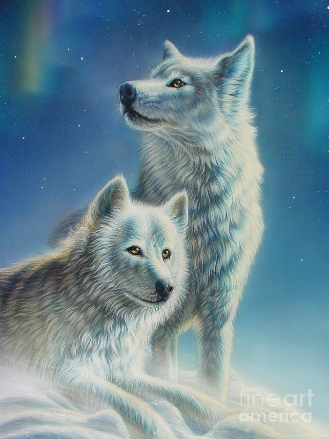 arctic wolf art anime arctic wolf