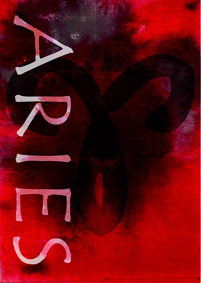 Aries Digital Art by Joelle Bhullar