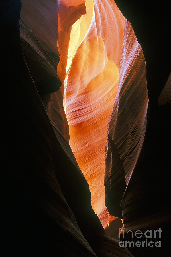 Arizona Slot Canyon A000041-4 #1 Photograph by Frank Wicker