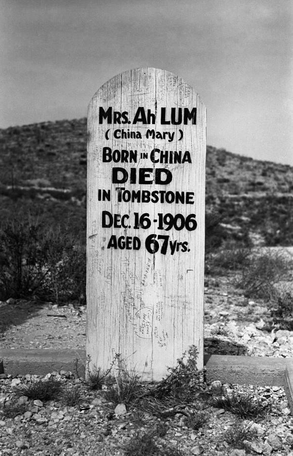 Arizona Tombstone, 1940 #1 Photograph by Granger