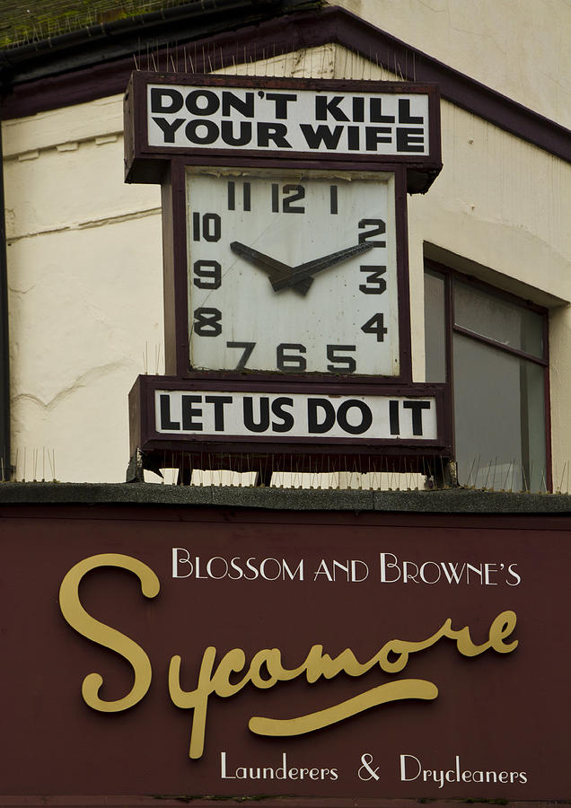 Art Deco Clock advertising #1 Photograph by David French