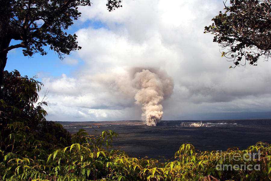 Ash Eruption, Kilauea Volcano #1 Photograph by Stephen & Donna OMeara