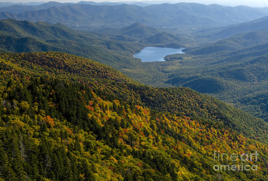 Mountain Photograph - Asheville Watershed in the Blue Ridge Mountains #1 by David Oppenheimer