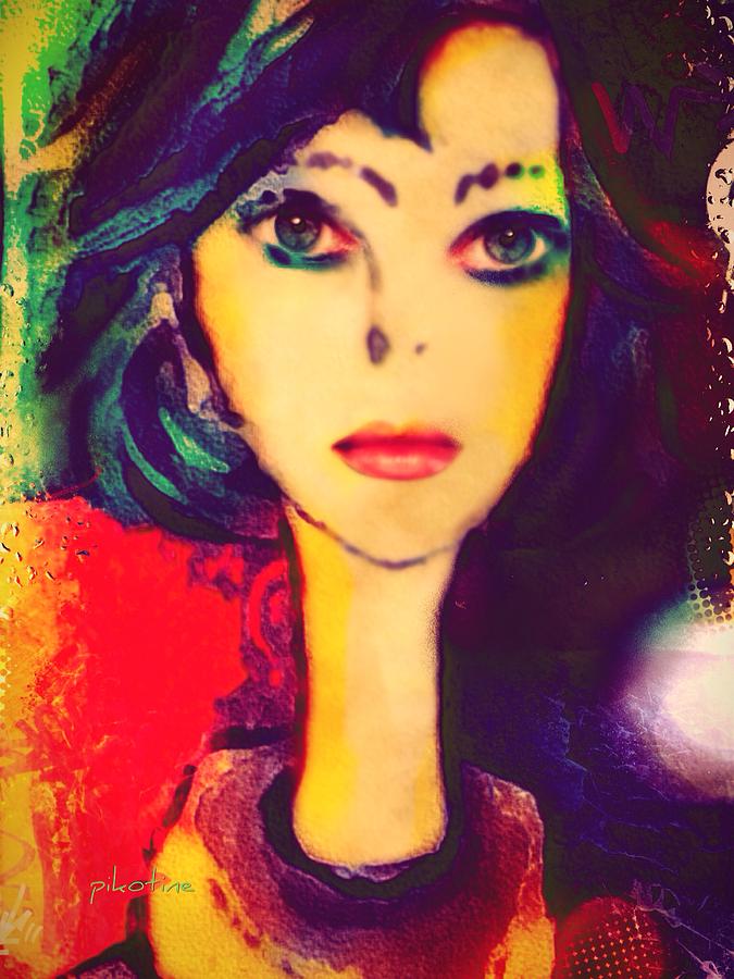 Ashly Digital Art by Pikotine Art - Fine Art America