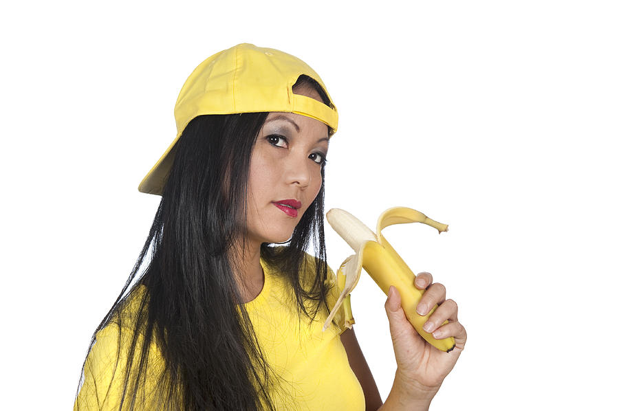 Asian Woman Eating A Banana Photograph By Joe Belanger Pixels