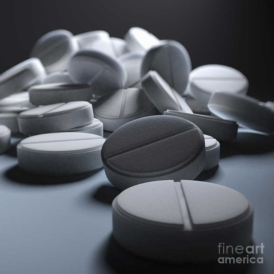 Aspirin Tablets #1 Photograph by Science Picture Co