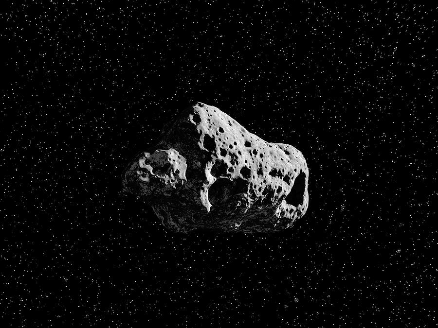 Asteroid, Artwork #1 Photograph by Juan Gaertner