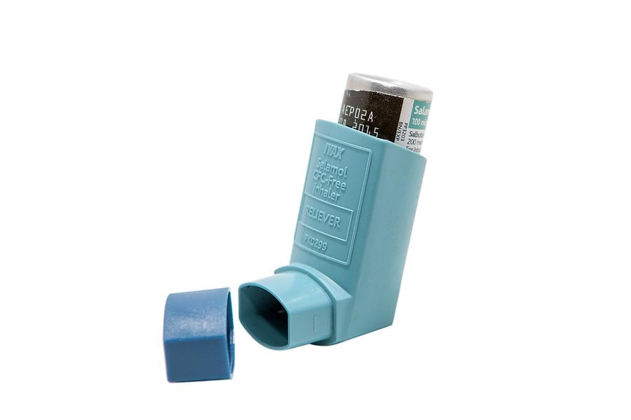 Device Photograph - Asthma Inhaler #1 by Lewis Houghton/science Photo Library