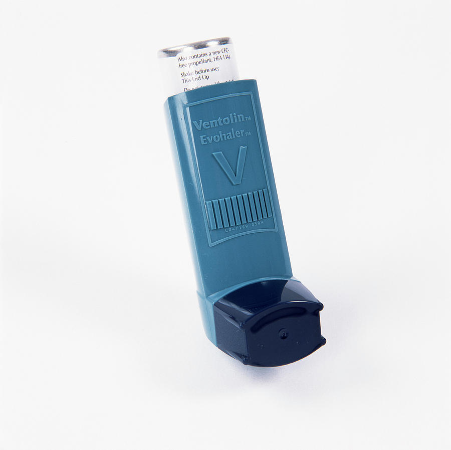 Asthma Inhaler #1 Photograph by Mark Thomas/science Photo Library