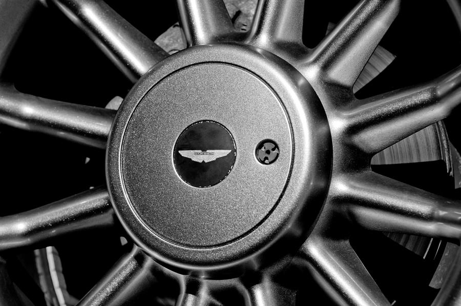 Aston Martin Db7 Wheel Emblem #1 Photograph by Jill Reger