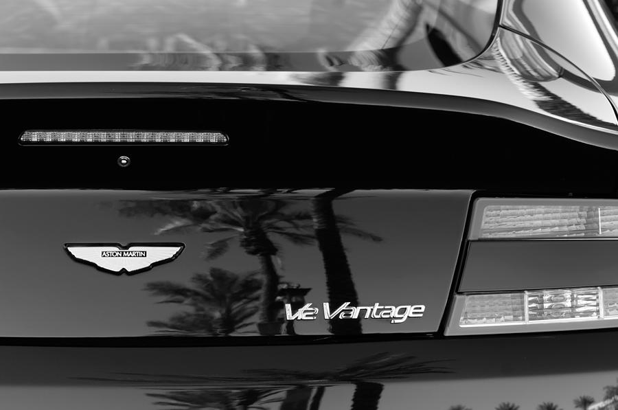 Aston Martin Ve Vantage Rear View Emblem #1 Photograph by Jill Reger
