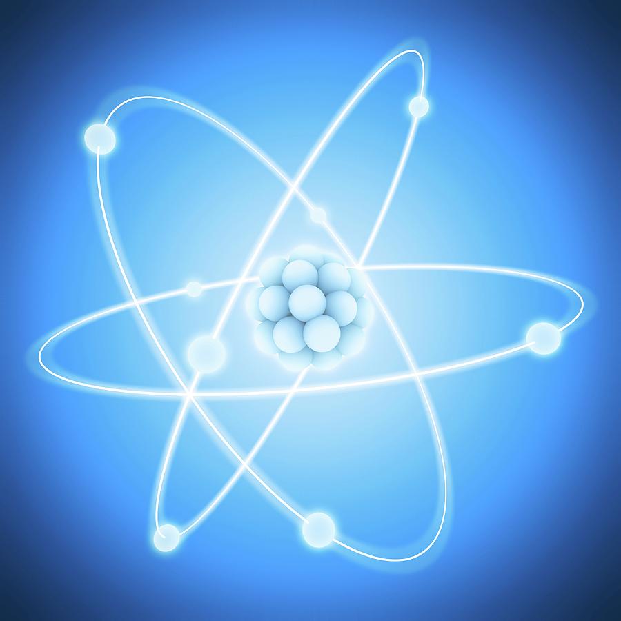 Atom #1 Photograph by Ktsdesign/science Photo Library