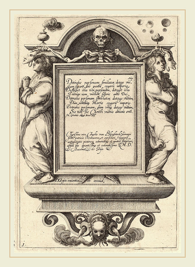 Attributed To Zacharias Dolendo After Jacques De Gheyn II Drawing by