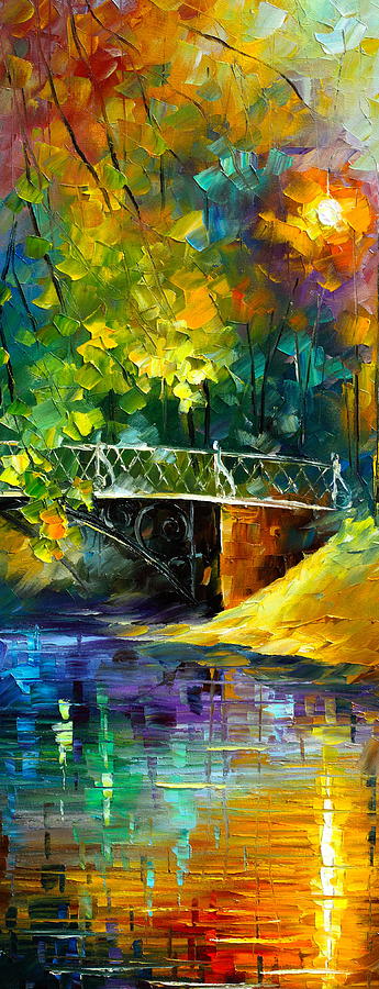 AT54378D Aura Of Autumn By Leonid Afremov Canvas Print 3 Piece Artwork Pictures 