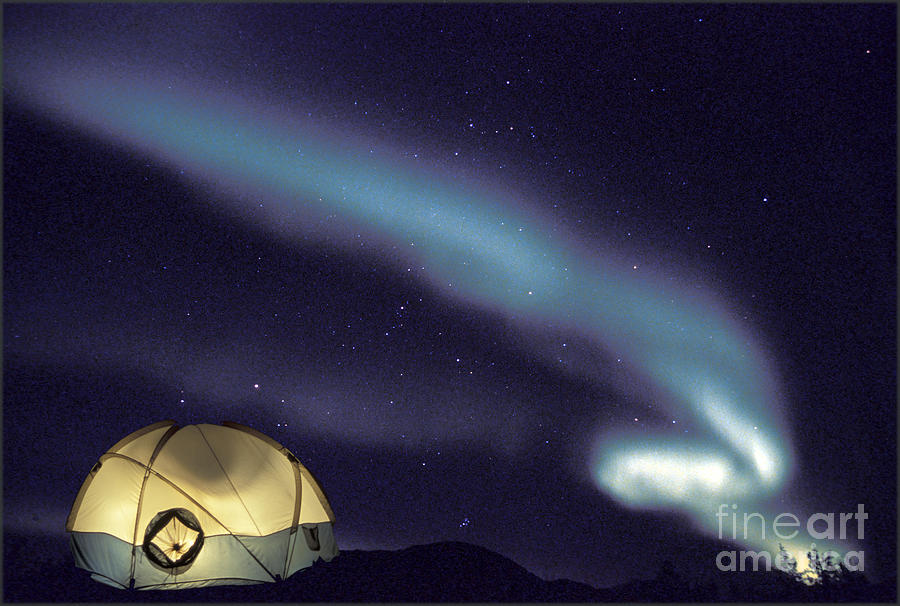 Space Photograph - Aurora Borealis #4 by Mark Newman