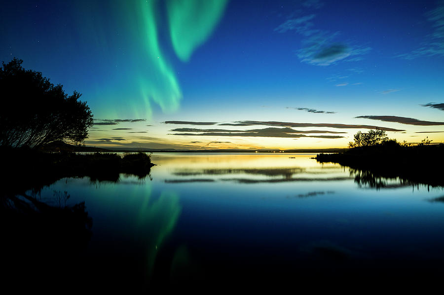 Aurora Borealis On Iceland #1 Photograph by Subtik