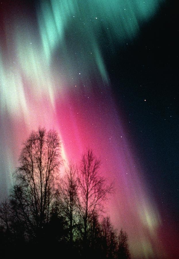 Aurora Borealis Photographed From Alaska Photograph by Jack Finch