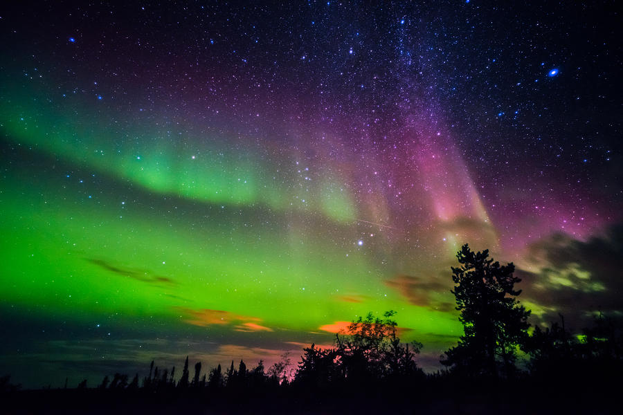 Aurora borealis #1 Photograph by Shin Okamoto