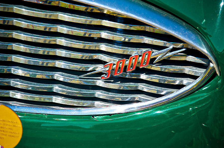 Austin Healey Grill Detail #1 Photograph by Dave Koontz
