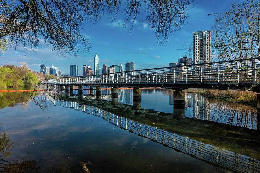 Austin Photograph - Austin Skyline And Lady Bird Lake - #1 by Panoramic Images