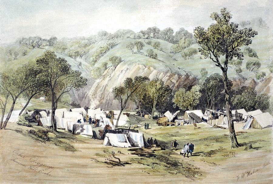 Australia Gold Rush, Painting Granger