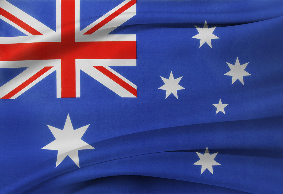 Australian flag #1 Photograph by Les Cunliffe - Pixels