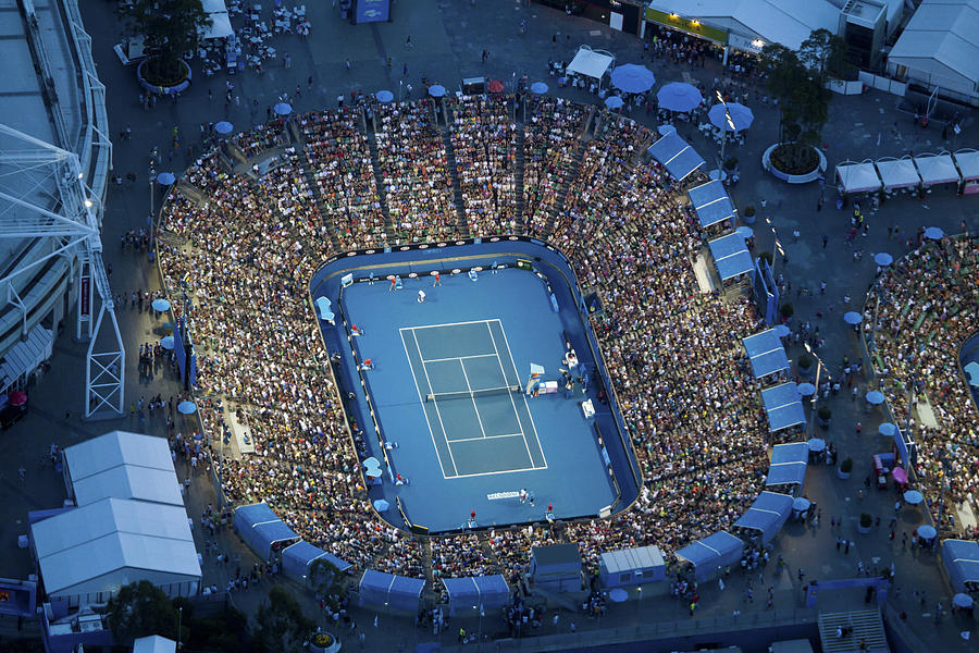 Australlian Open Tennis Venues Photograph by Brett Price