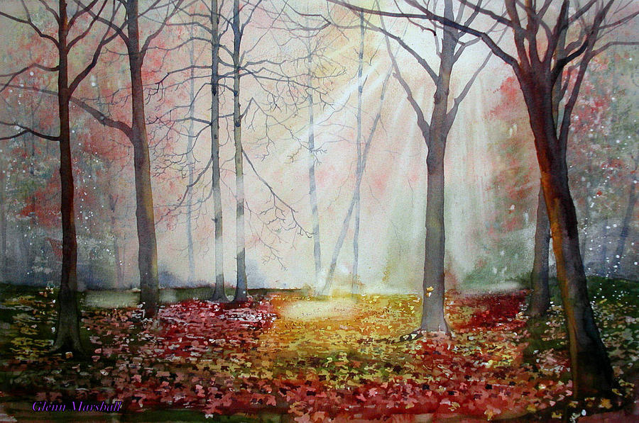 Autumn Extravaganza #1 Painting by Glenn Marshall