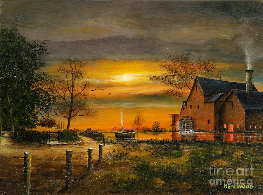 Autumn Gold - English Countryside #2 Painting by Ken Wood