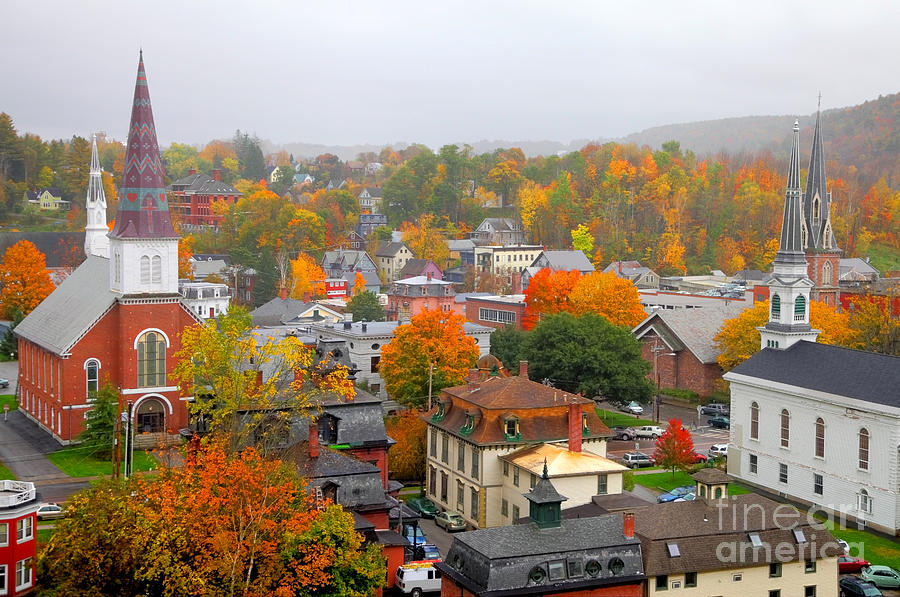 Autumn in Montpelier Photograph by Denis Tangney Jr - Fine Art America