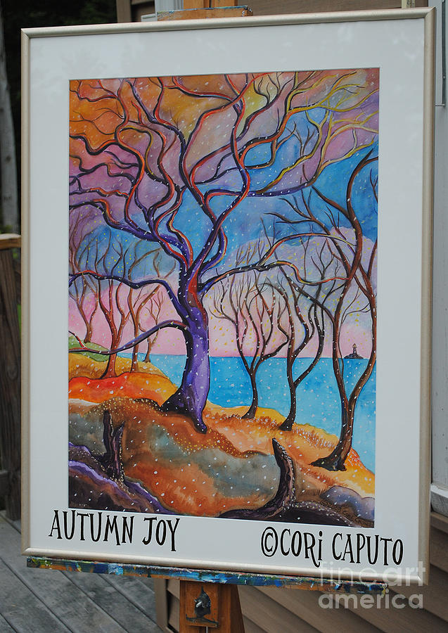 Tree Painting - Autumn Joy #2 by Cori Caputo