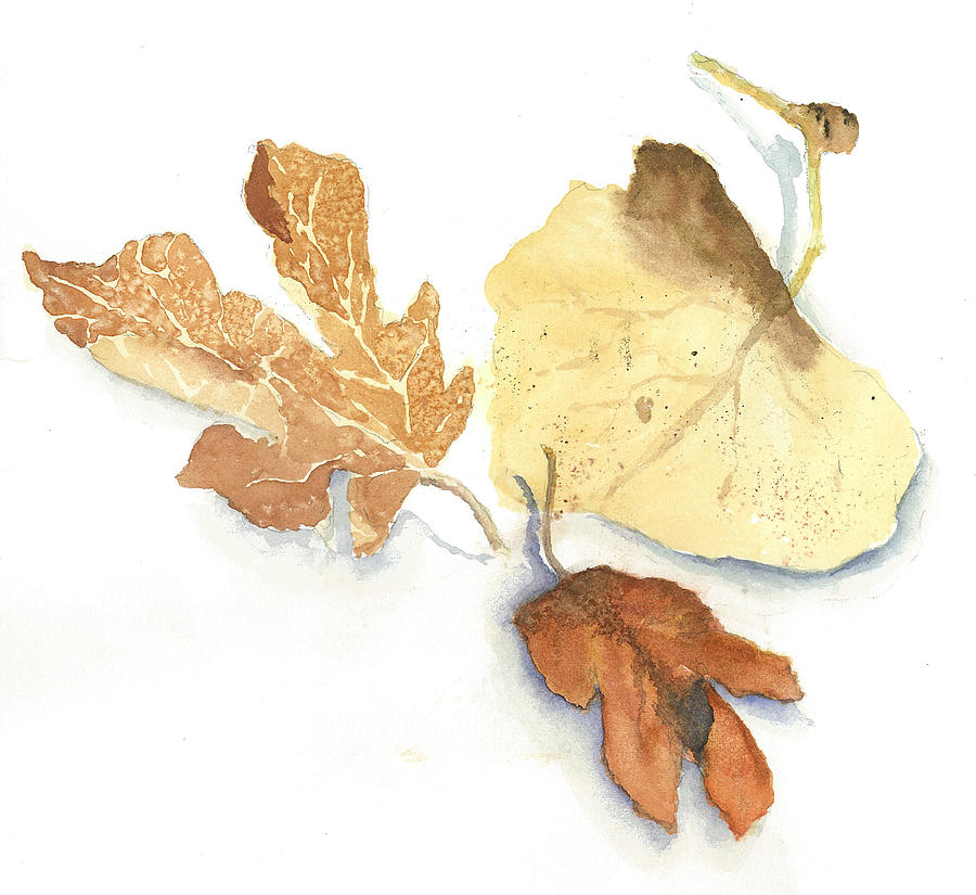 Fall Painting - Autumn Leaves #1 by Maria Hunt
