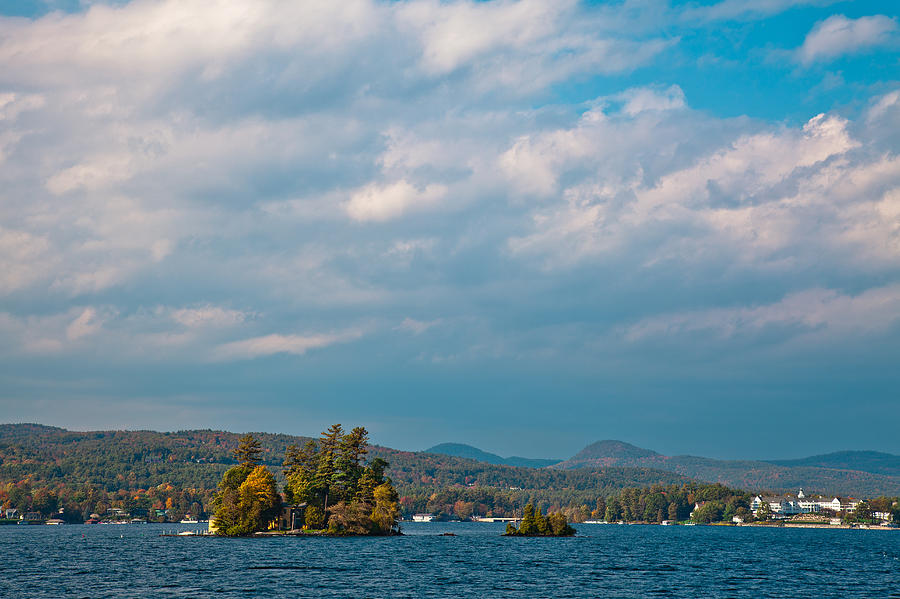 Autumn on Lake George #2 Photograph by David Patterson