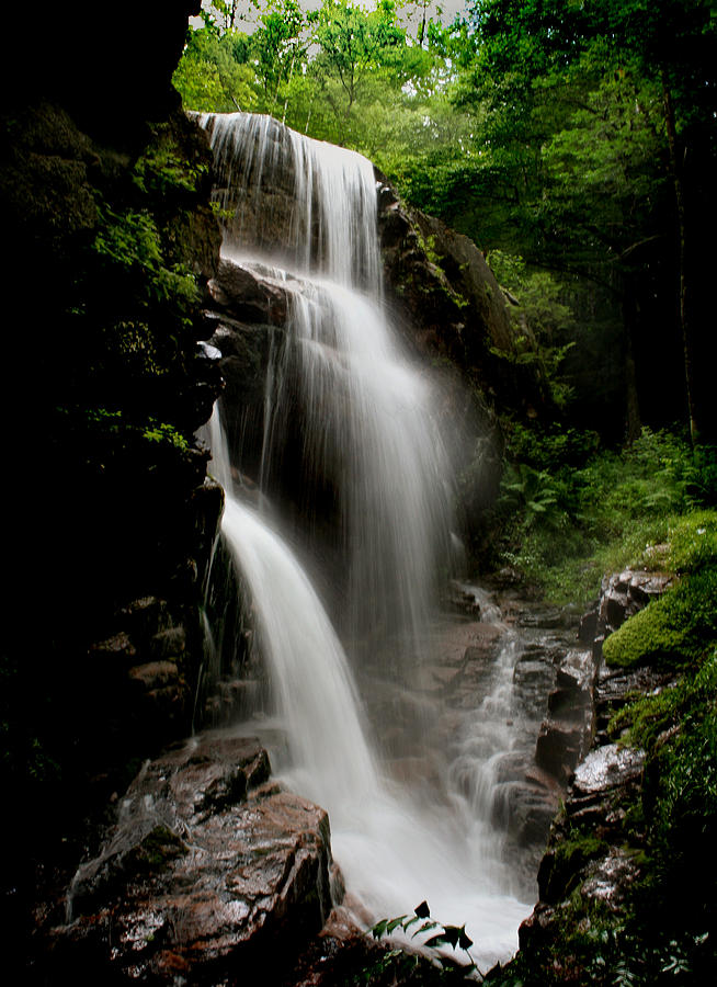 Mountain Photograph - Avalanche Falls #1 by Heather Applegate
