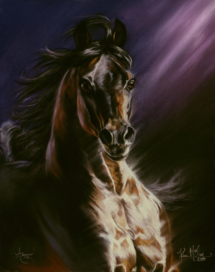 Bay Arabian Pastel - Avenger by Kim McElroy Bay Arabian Pastel - Avenger by Kim McElroy