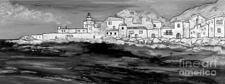 Black And White Drawing - Away from home #1 by Loredana Messina