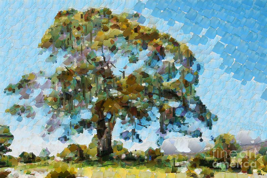 Awesome gum tree #1 Digital Art by Fran Woods