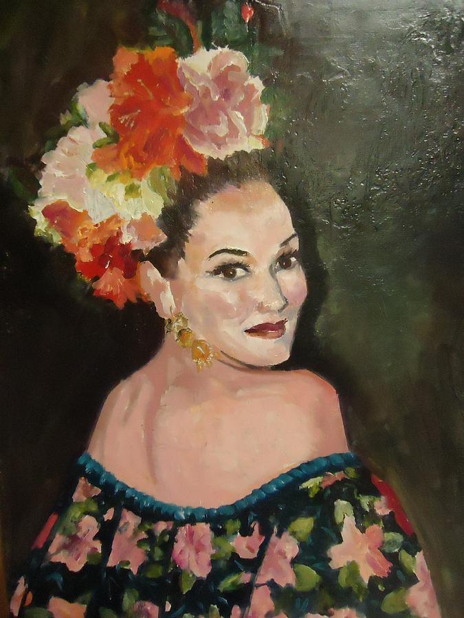 Ay Que Guapa Painting by Luz Perez - Fine Art America