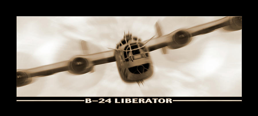 Airplane Photograph - B 24 Liberator #2 by Mike McGlothlen