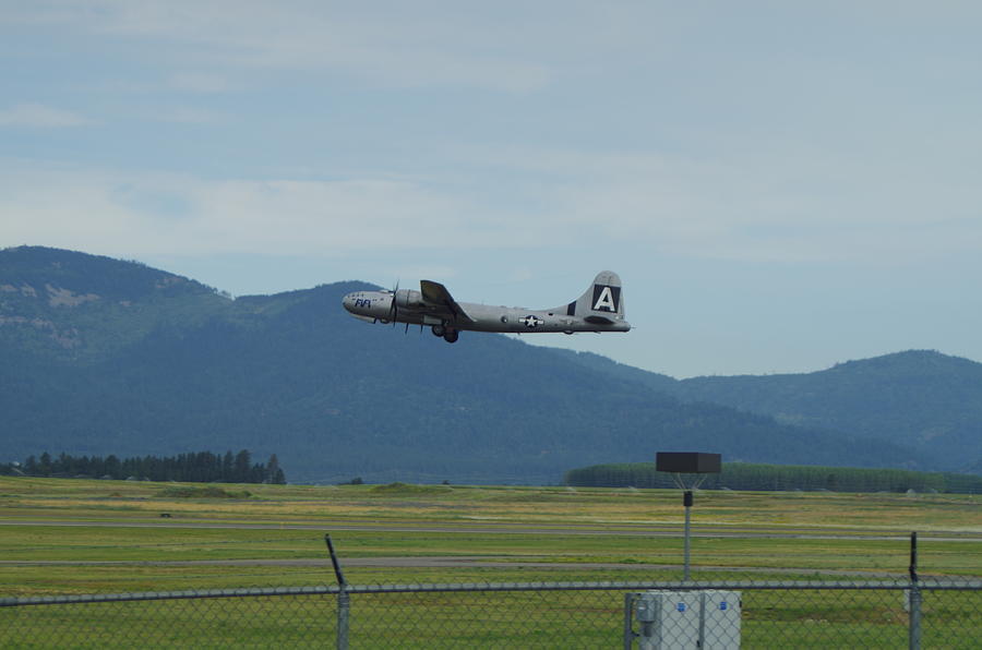 B-29 Take-off 1 Photograph by Mike Wheeler | Fine Art America