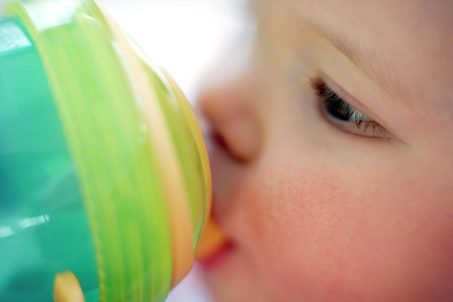 Baby Drinking #1 Photograph by Ian Hooton/science Photo Library