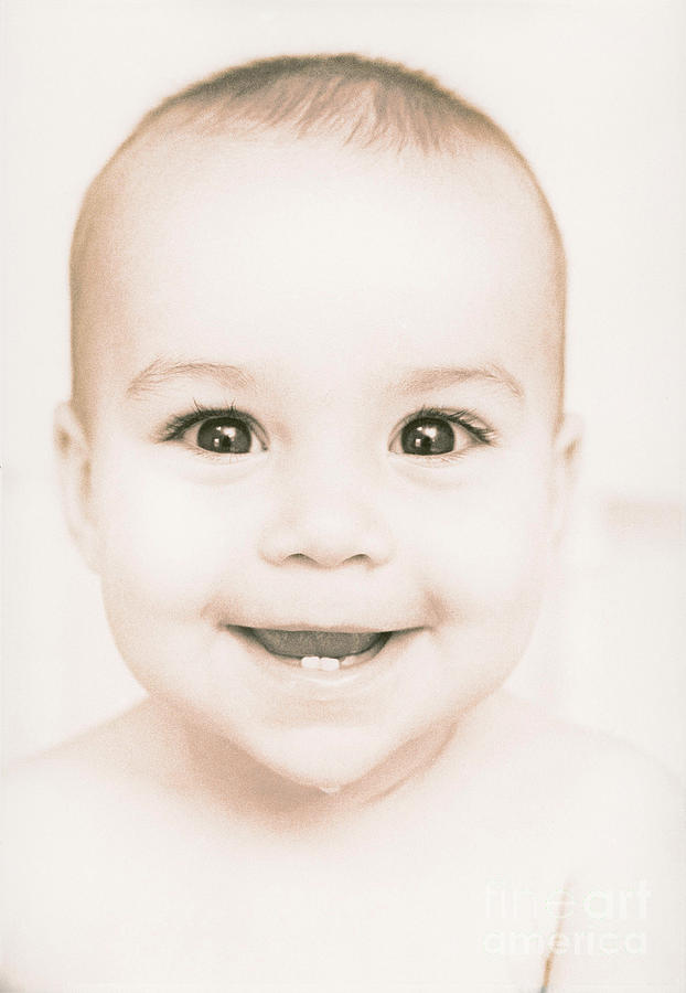 Baby Portrait #1 Photograph by Suzanne Szasz