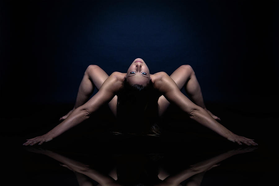Fine Art Nude Photograph - Backward by David Naman