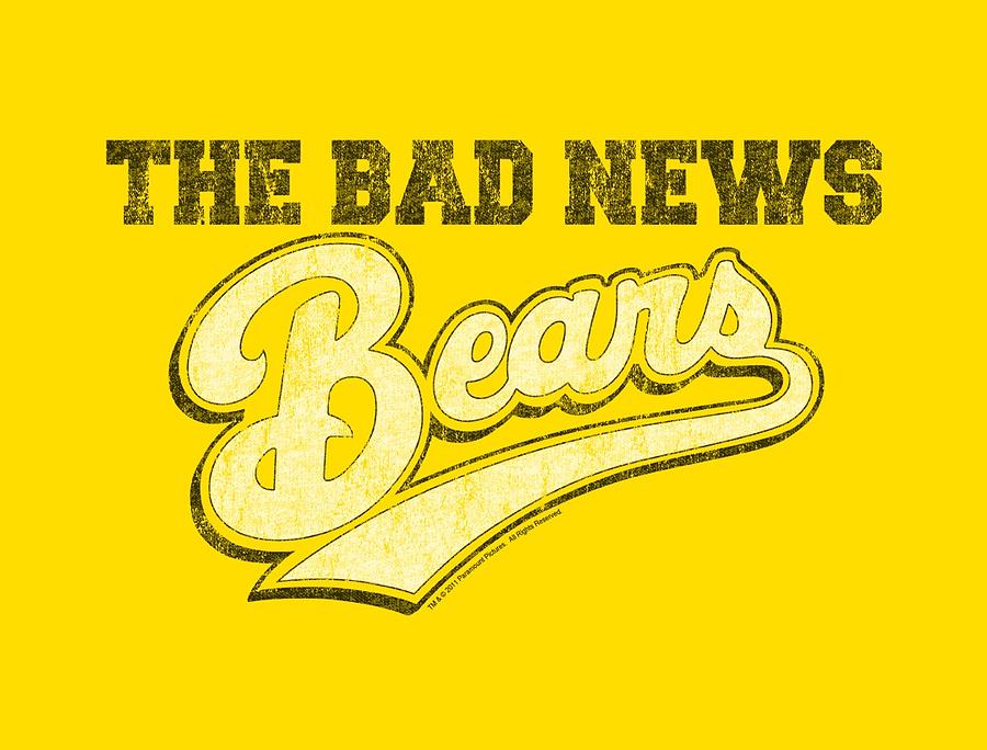 Baseball Digital Art - Bad News Bears - Logo #1 by Brand A