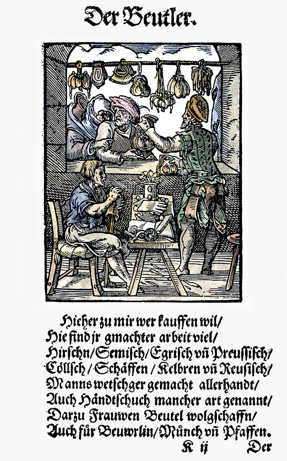 Bag Makers, 1568 #1 Painting by Granger