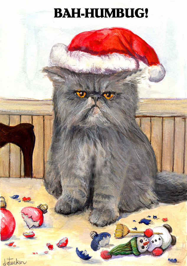 Bah-humbug Painting by Donna Tucker